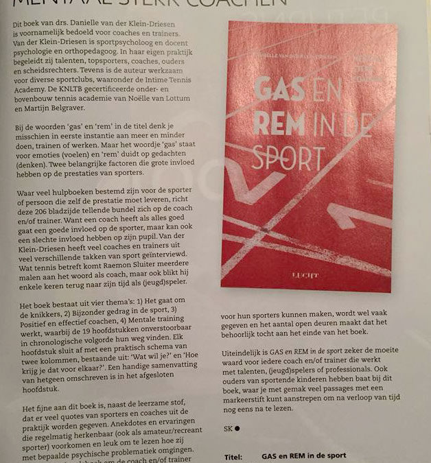 Boekrecensie in NL Coach Magazine
